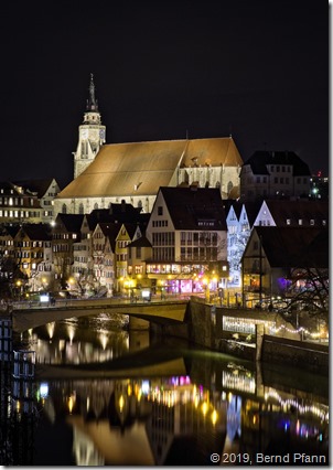 Stiftskirche und Eberhardsbr&uuml;cke