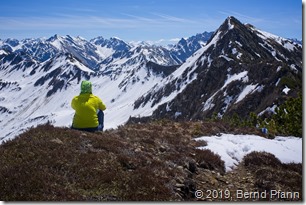 Winterliches Panorama im Sommer