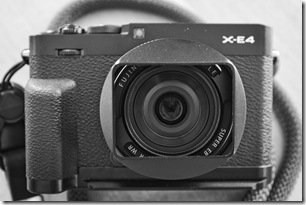 Fujifilm X-E4 mit 27mm F2.8 Pancacke and Squarehood