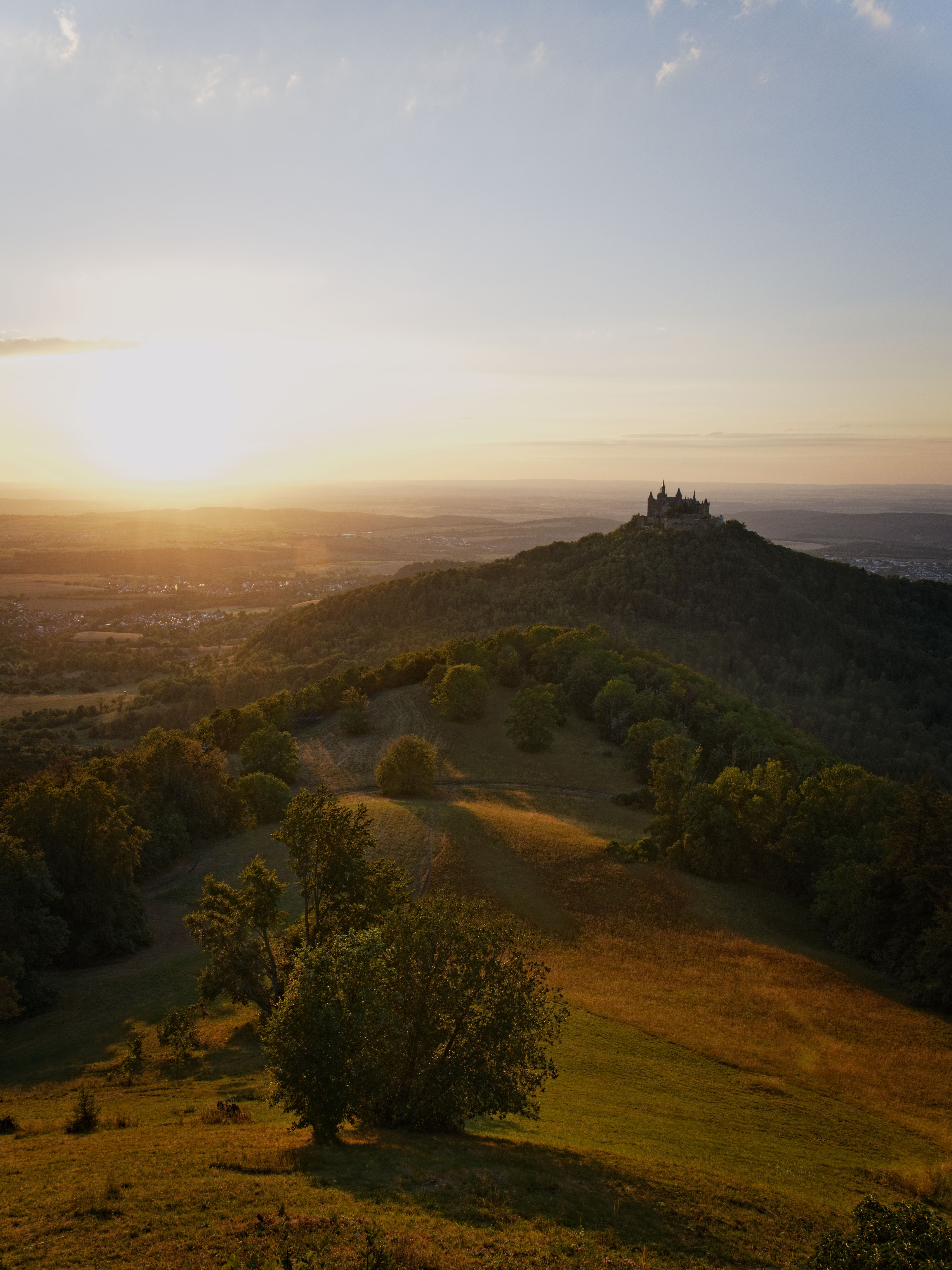 Sonnenuntergang am Hohenzollern